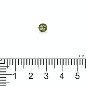 DG0040 : 0.83ct Forest Green Demantoid Garnet – 5mm